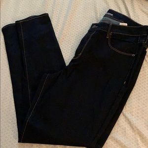 High rise skinny jeans